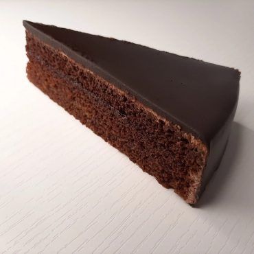 TARTA SACHER porcion sin gluten