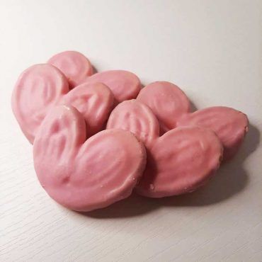 palmeritas choco rosa sin gluten sin lactosa